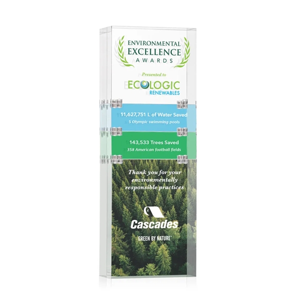 Elevate recognition to a new level with our Acrylic Derringer VividPrint™... from ASI 84592 St Regis Group / St Regis