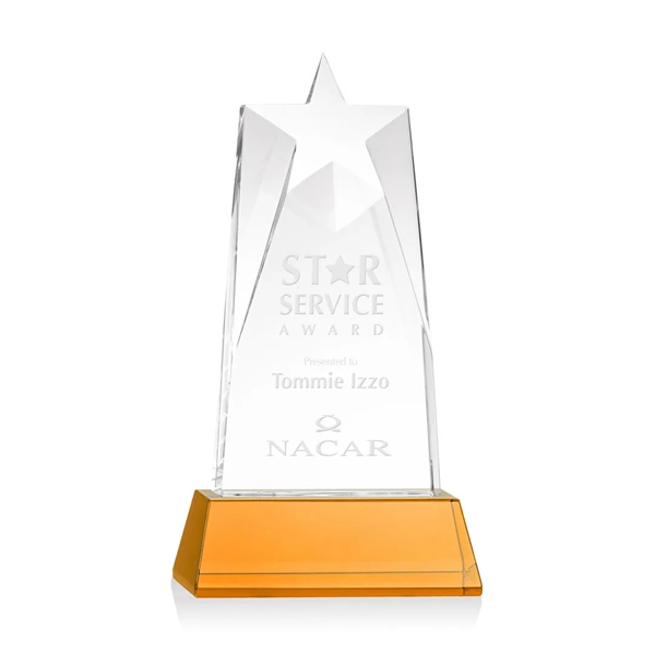 Our prestigious Thick Optical Crystal Millington Star Award on base features... from ASI 84592 St Regis Group / St Regis