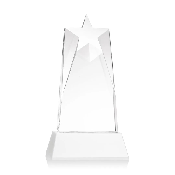 Our prestigious Thick Optical Crystal Millington Star VividPrint™ Award on base... from ASI 84592 St Regis Group / St Regis