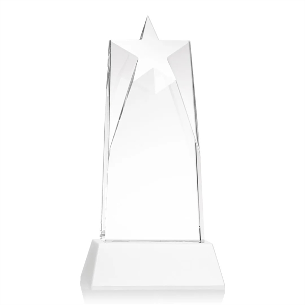 Our prestigious Thick Optical Crystal Millington Star VividPrint™ Award on base... from ASI 84592 St Regis Group / St Regis