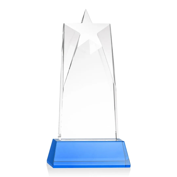 Our prestigious Thick Optical Crystal Millington Star VividPrint™ Award on base... from ASI 84592 St Regis Group / St Regis