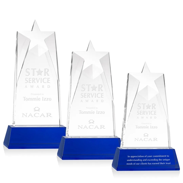Our prestigious Thick Optical Crystal Millington Star Award on base features... from ASI 84592 St Regis Group / St Regis