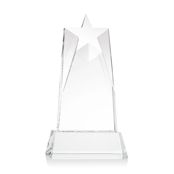 Our prestigious Thick Optical Crystal Millington Star VividPrint™ Award on base... from ASI 84592 St Regis Group / St Regis