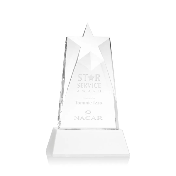 Our prestigious Thick Optical Crystal Millington Star Award on base features... from ASI 84592 St Regis Group / St Regis