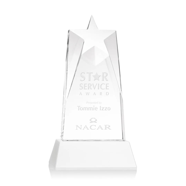 Our prestigious Thick Optical Crystal Millington Star Award on base features... from ASI 84592 St Regis Group / St Regis