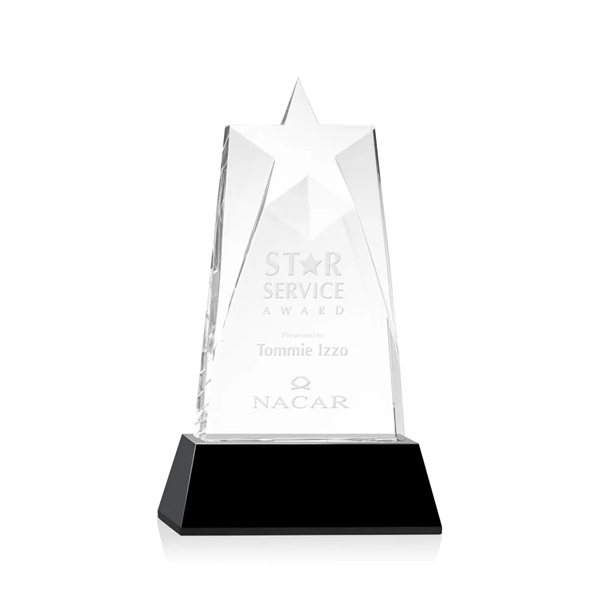 Our prestigious Thick Optical Crystal Millington Star Award on base features... from ASI 84592 St Regis Group / St Regis