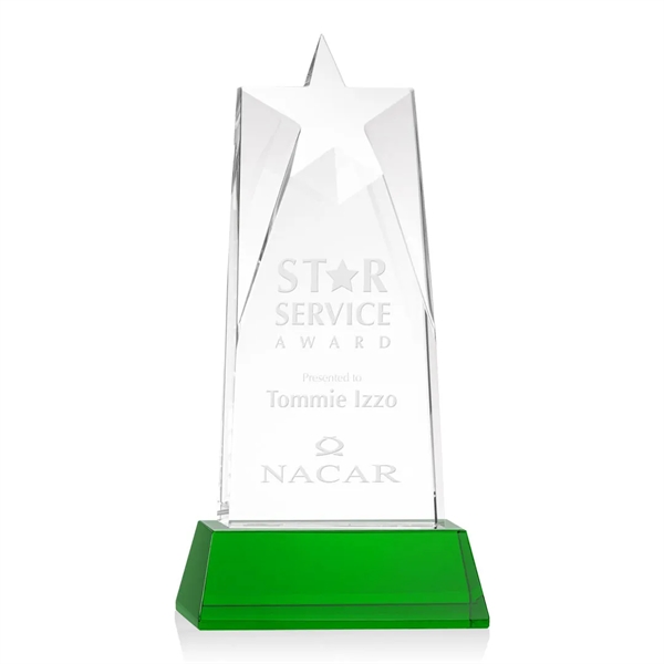 Our prestigious Thick Optical Crystal Millington Star Award on base features... from ASI 84592 St Regis Group / St Regis
