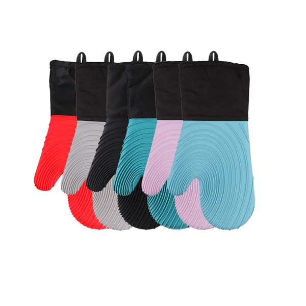 Premium Canvas Apron & Premium Oven Mitt Apron Color Option: Black.... from ASI 36558 Aprons, Etc.