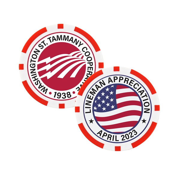 1.75" ABS poker chips in assorted colors.... from ASI 52263 EMT