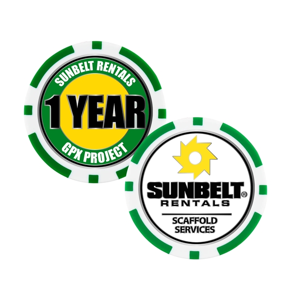 1.75" ABS poker chips in assorted colors.... from ASI 52263 EMT