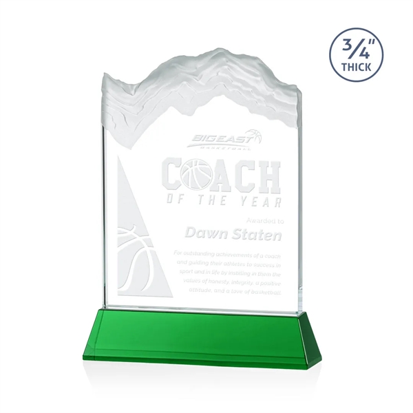 The stunning Kilimanjaro award features deep carved and frosted peaks in... from ASI 84592 St Regis Group / St Regis