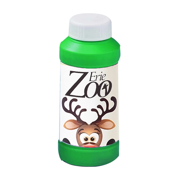 Four ounce bottle of bubbles with winter/holiday themed label.... from ASI 63549 Jornik Manufacturing Corp / Jornik