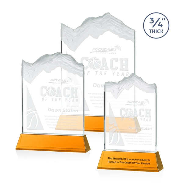 The stunning Kilimanjaro award features deep carved and frosted peaks in... from ASI 84592 St Regis Group / St Regis