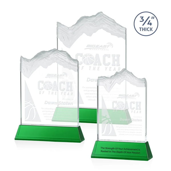 The stunning Kilimanjaro award features deep carved and frosted peaks in... from ASI 84592 St Regis Group / St Regis