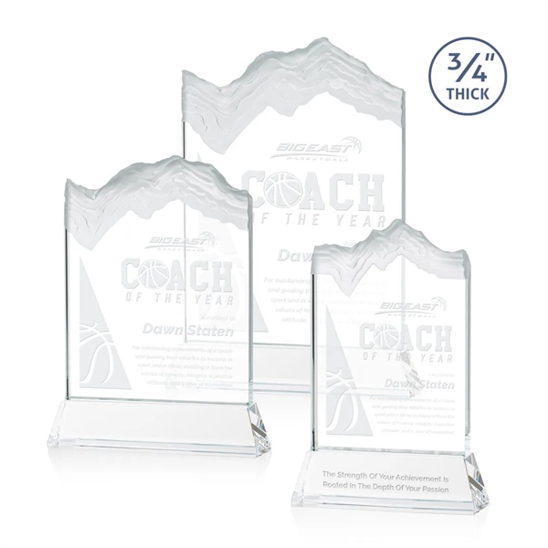 The stunning Kilimanjaro award features deep carved and frosted peaks in... from ASI 84592 St Regis Group / St Regis