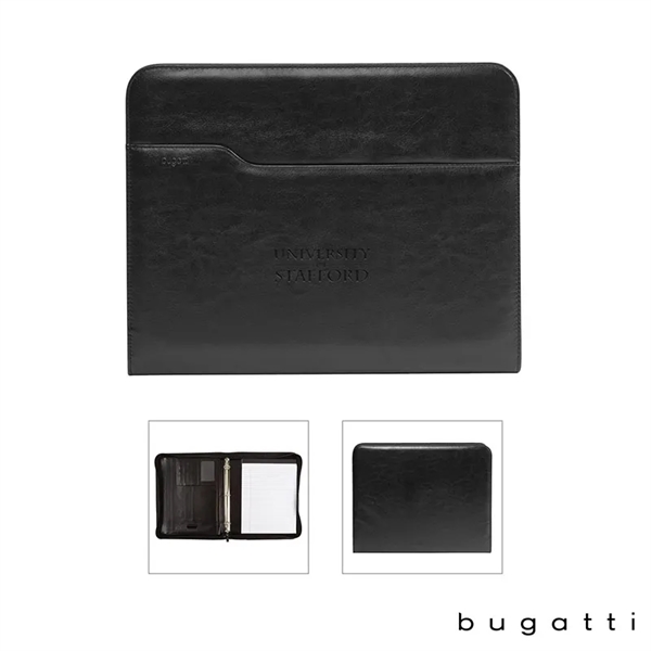 Bugatti 3-Ring Binder Padfolio... from ASI 67866 Logomark/Valumark
