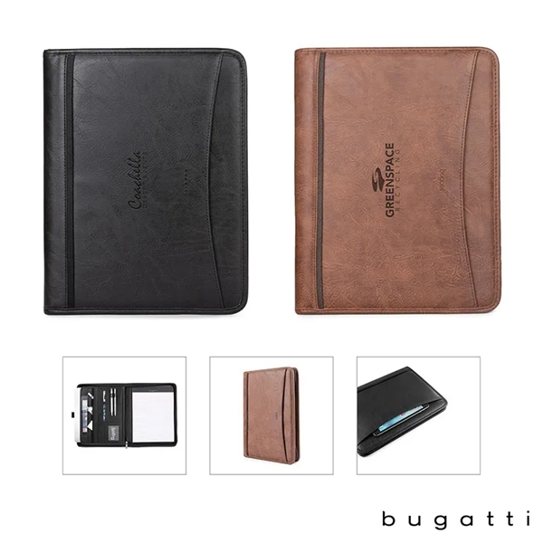 Bugatti Valentino Letter Size Padfolio... from ASI 67866 Logomark/Valumark