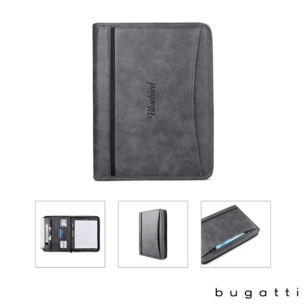 Bugatti Valentino Letter Size Padfolio... from ASI 67866 Logomark/Valumark