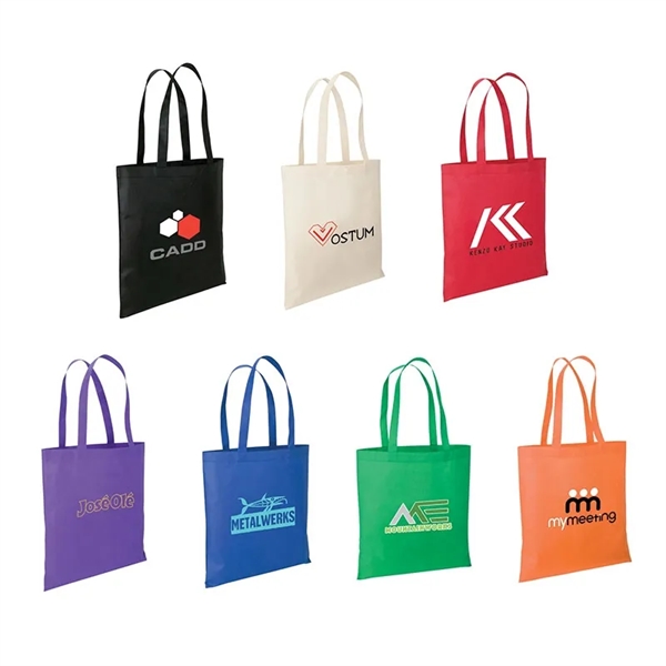 0.12" x 16" x 15" non-woven polypropylene convention tote bag with... from ASI 67866 Logomark/Valumark / Valumark™