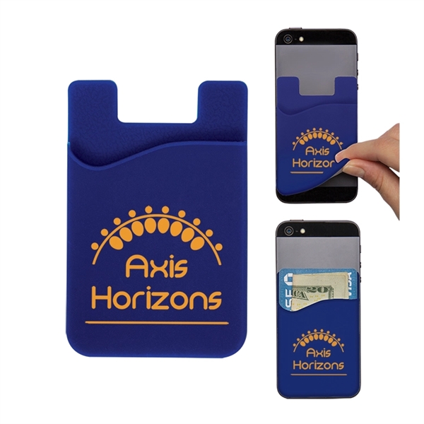 Silicone holder for cell phone attachment.... from ASI 62190 Illini
