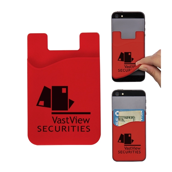 Silicone holder for cell phone attachment.... from ASI 62190 Illini