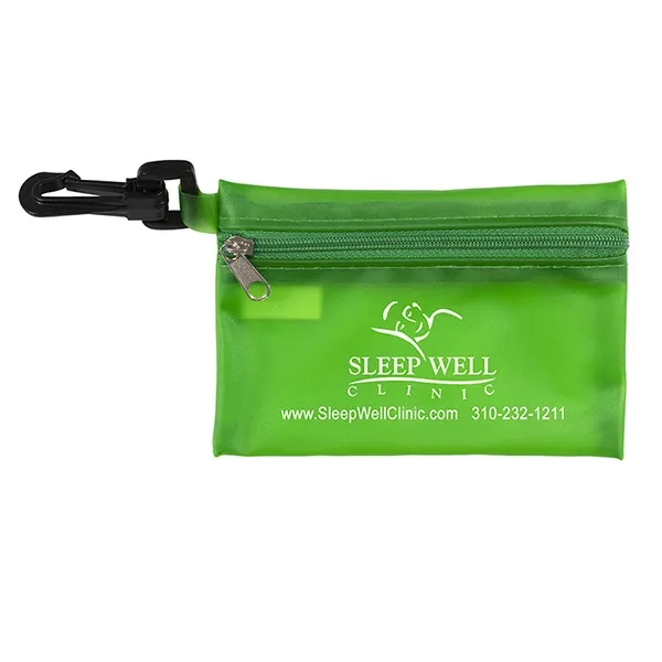 13 piece first aid kit with zippered pouch, bandages, antiseptic towelettes... from ASI 62660 Innovation Line