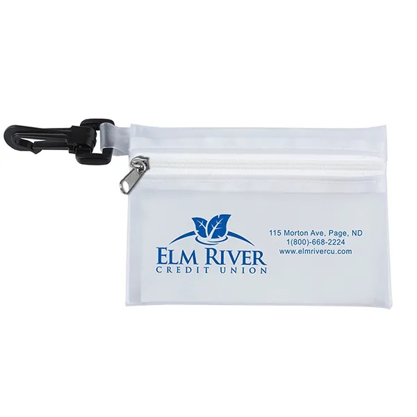 13 piece first aid kit with zippered pouch, bandages, antiseptic towelettes... from ASI 62660 Innovation Line