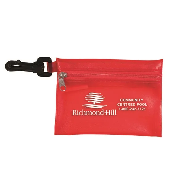 13 piece first aid kit with zippered pouch, bandages, antiseptic towelettes... from ASI 62660 Innovation Line