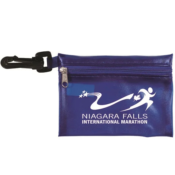 13 piece first aid kit with zippered pouch, bandages, antiseptic towelettes... from ASI 62660 Innovation Line