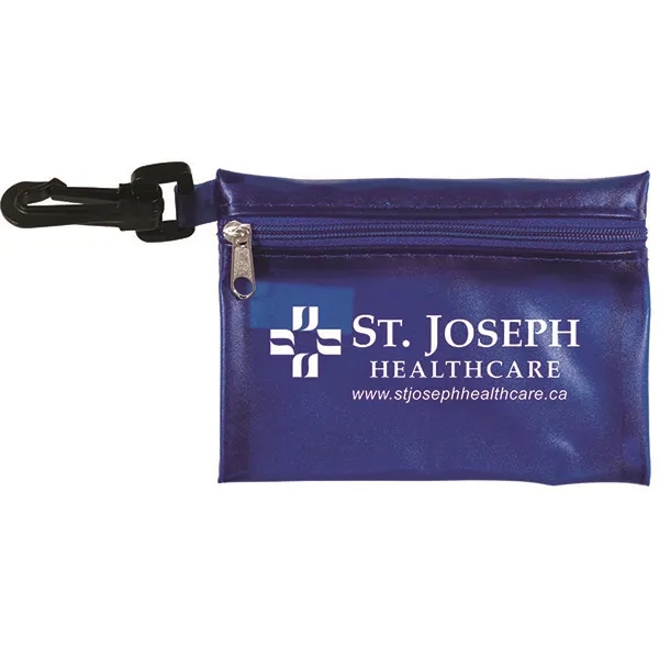 13 piece first aid kit with zippered pouch, bandages, antiseptic towelettes... from ASI 62660 Innovation Line