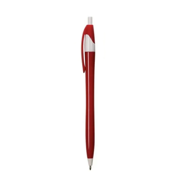 Colorful corporate click dart pen plus free 1 color silkscreen imprint... from ASI 37218 Athena Promo (tm)