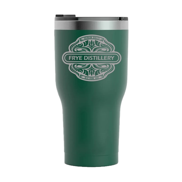 RTIC 30 ounce ringed insulated stainless steel ringed tumbler with spill-proof... from ASI 74601 Calico