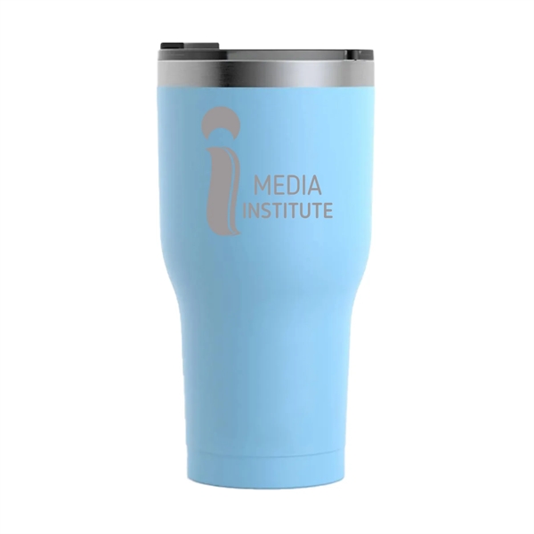 RTIC 30 ounce ringed insulated stainless steel ringed tumbler with spill-proof... from ASI 74601 Calico