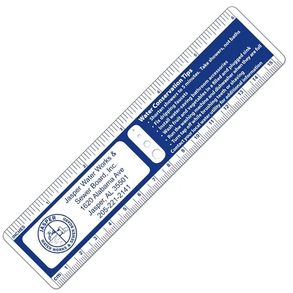 Save water, money, and time with our Economical Water Conservation Ruler!... from ASI 42393 Budgetcard Inc