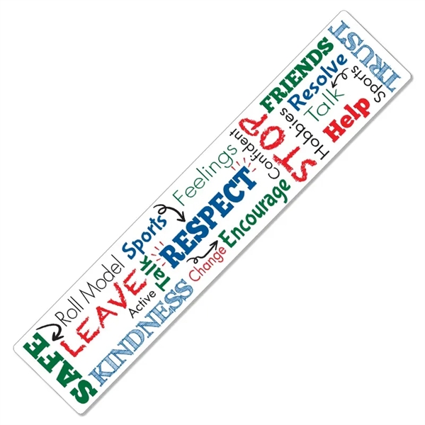 Bully Prevention rulers make a positive impact of student's lives.... from ASI 42393 Budgetcard Inc