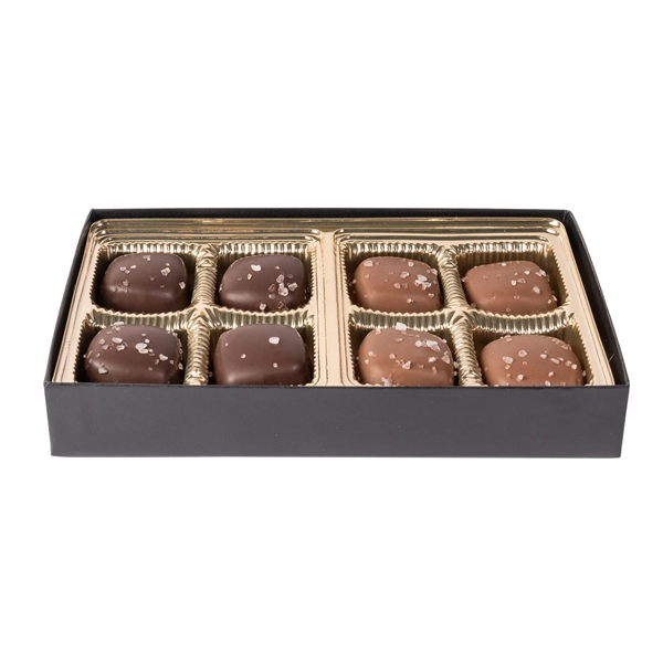 8pc Sea Salt Caramel Box... from ASI 44900 NC Custom (CI/Lanco) / Chocolate Inn