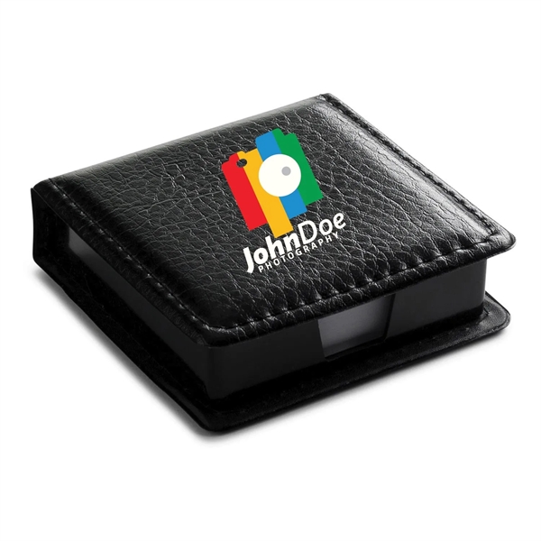 Leatherette flip-top calendar box with white note paper.... from ASI 55583 GMG Pen / Ultra PENWORKS