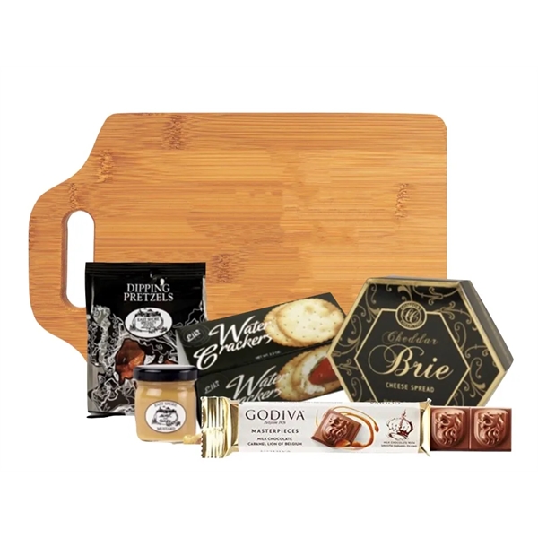 Cheese, Crackers and Branded Cutting Board.... from ASI 89971 Stuff A Mug
