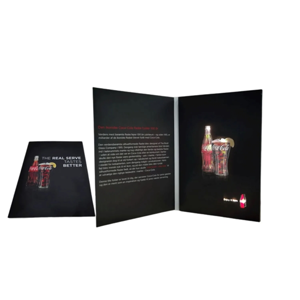 Light up LED audio brochure with box plus free full color... from ASI 37218 Athena Promo (tm)