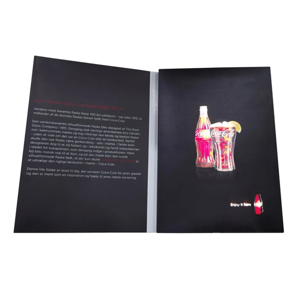 Light up LED audio brochure with box plus free full color... from ASI 37218 Athena Promo (tm)