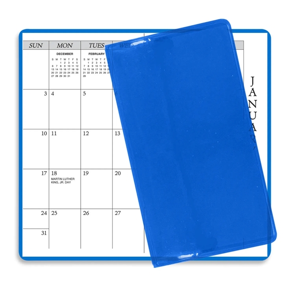 14-month Academic planner with translucent vinyl cover, starts in July... from ASI 54040 Fey Promo / Fey Calendar Impressions