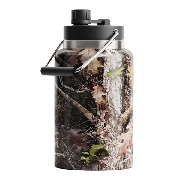 RTIC half gallon insulated stainless steel jug with spill-proof lid, wide... from ASI 74601 Calico