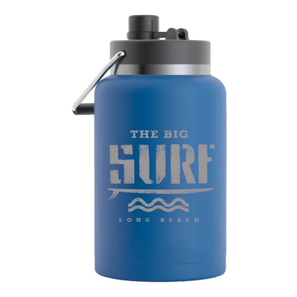 RTIC half gallon insulated stainless steel jug with spill-proof lid, wide... from ASI 74601 Calico