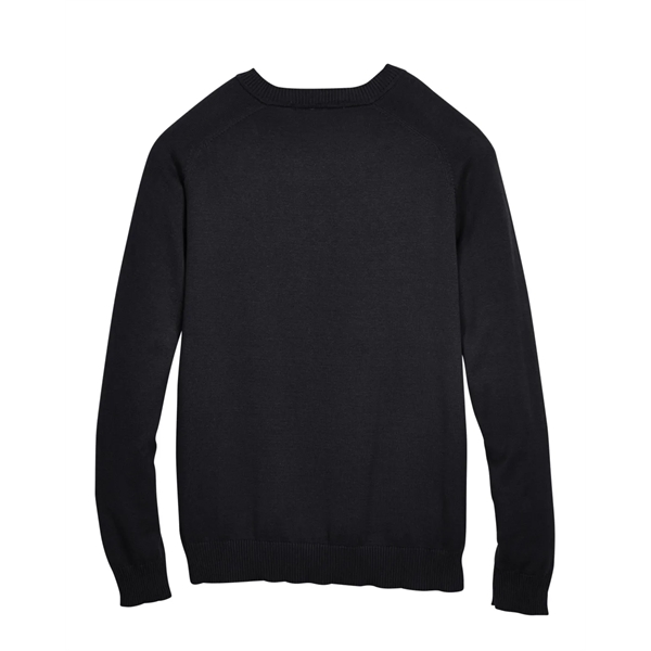 Devon & Jones men's V-neck sweater made from 100% airspun cotton.... from ASI 34063 alphabroder