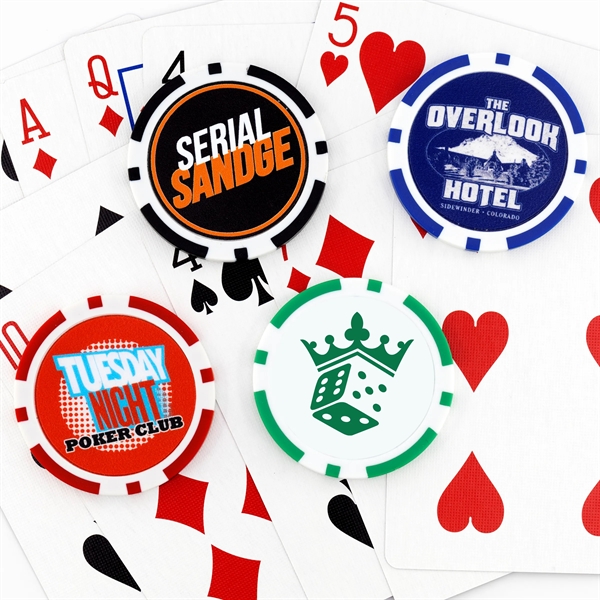 1.75" ABS poker chips in assorted colors.... from ASI 52263 EMT