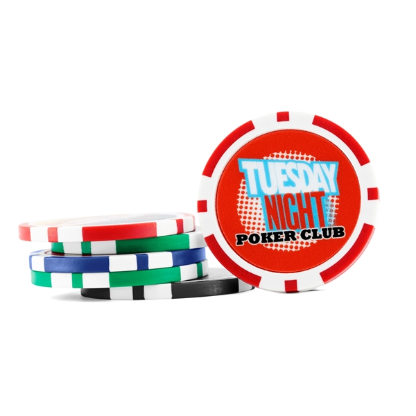 1.75" ABS poker chips in assorted colors.... from ASI 52263 EMT