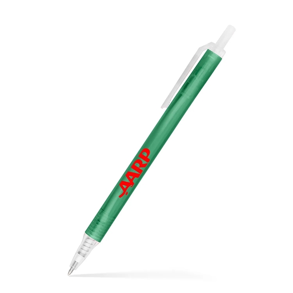 Amber Frosted Translucent Stick Click Pen... from ASI 55583 GMG Pen