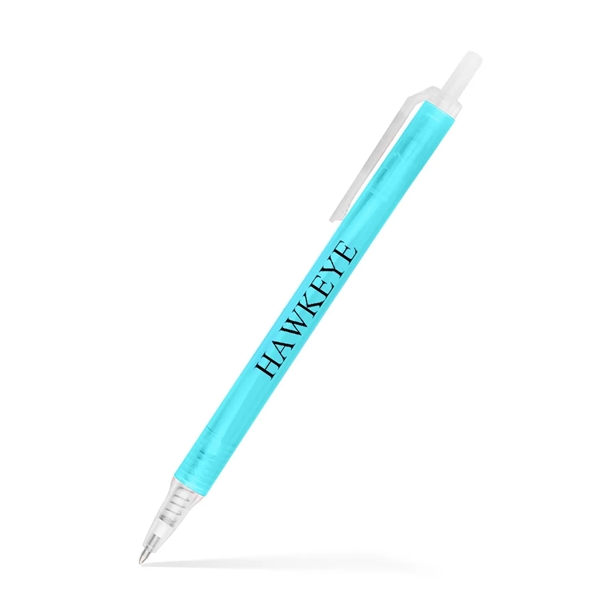 Amber Frosted Translucent Stick Click Pen... from ASI 55583 GMG Pen