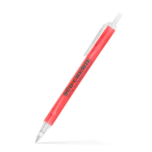 Amber Frosted Translucent Stick Click Pen... from ASI 55583 GMG Pen