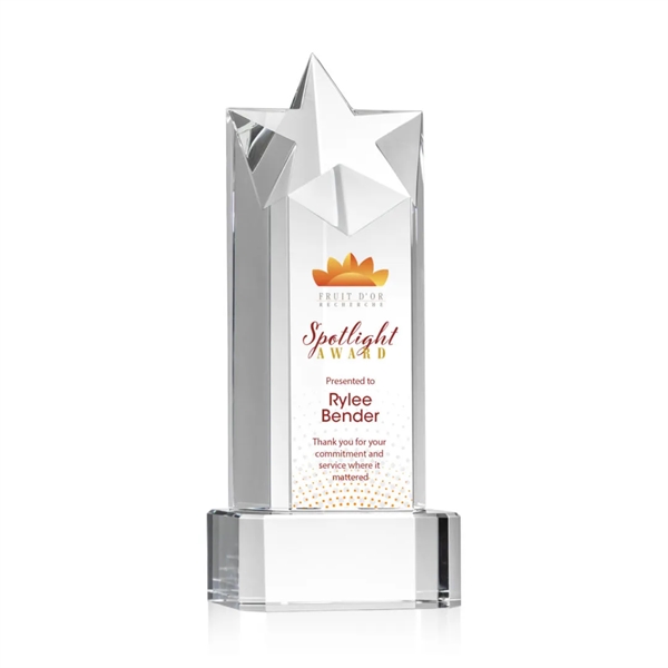 The Berkley Star VividPrint™ Award on Optical Crystal Base is an... from ASI 84592 St Regis Group / St Regis